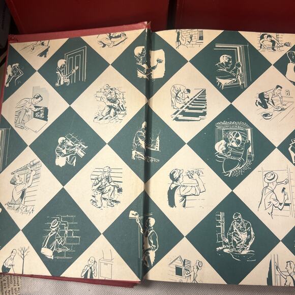 1955 FIRST PRINTING Popular Mechanics Do-It-Yourself Encyclopedia SET OF 7! - Picture 5 of 8